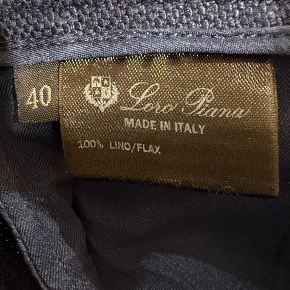 Loro Piana Midnight Blue High Waist Shorts - Picture 7 of 8